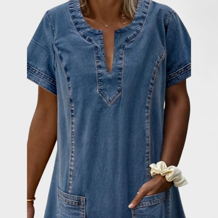 Julia - Soft Denim Dress