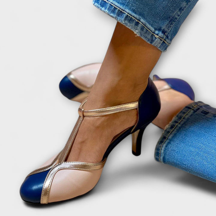 Alicia – High Heel with T-Strap in Two Colours