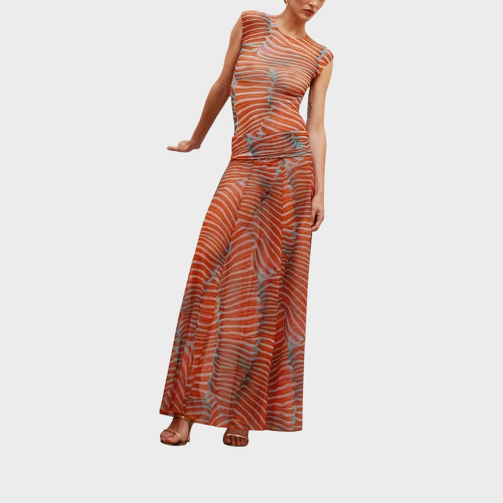 Fabiana - Elegant Dress with Long Skirt