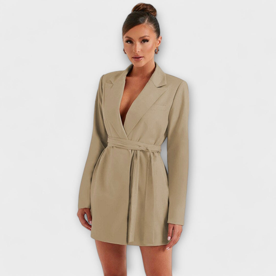 Zélia - Blazer Dress with V-Neck