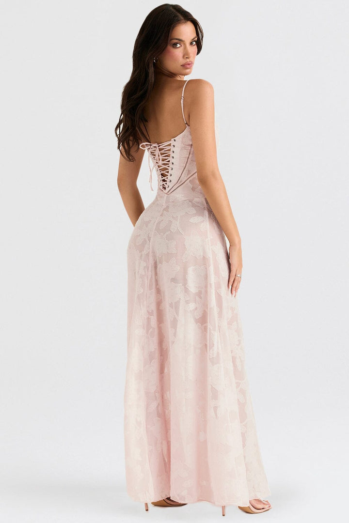 Serena - Elegant long dress for weddings and events