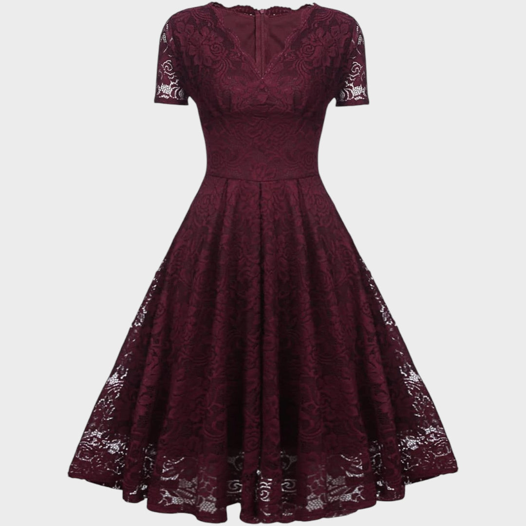 Mara - Floral Lace Dress