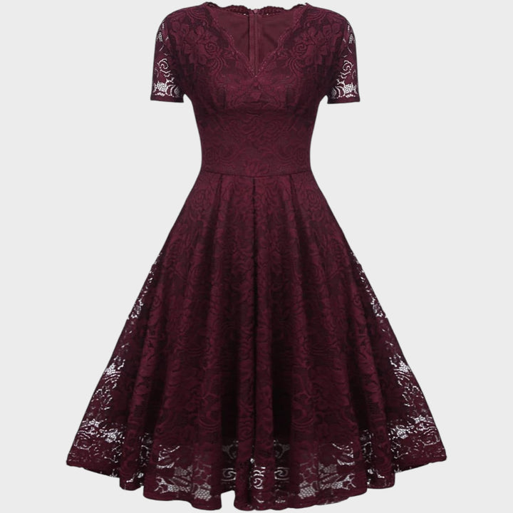 Mara - Floral Lace Dress