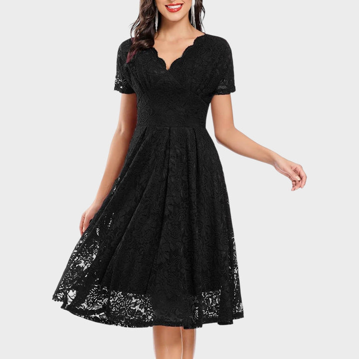 Mara - Floral Lace Dress
