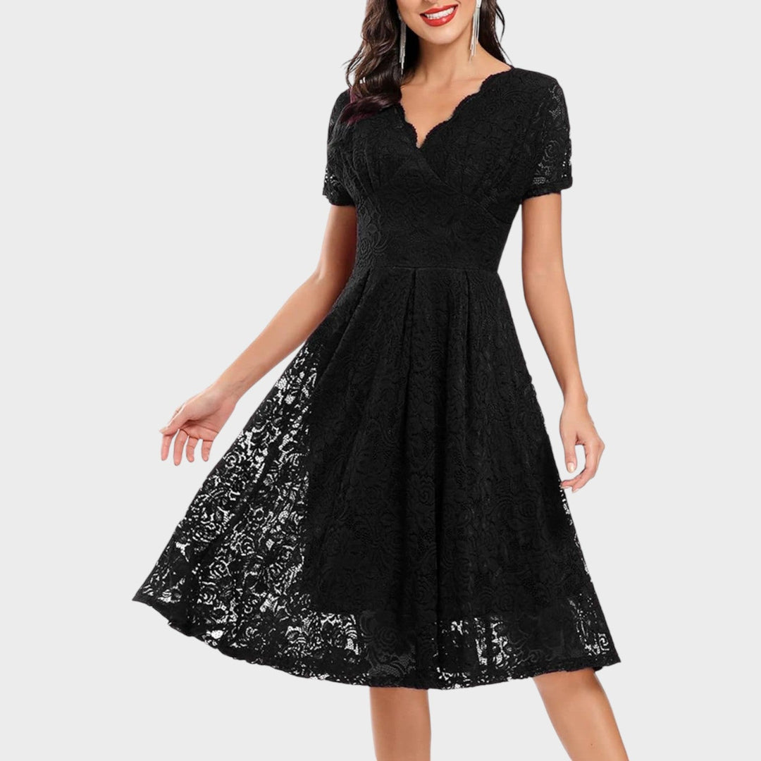 Mara - Floral Lace Dress