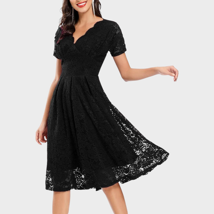Mara - Floral Lace Dress