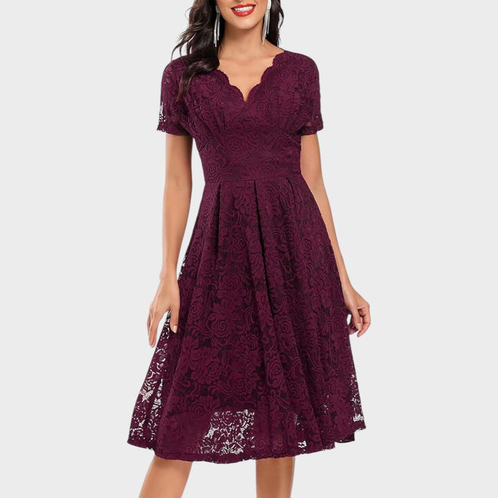 Mara - Floral Lace Dress