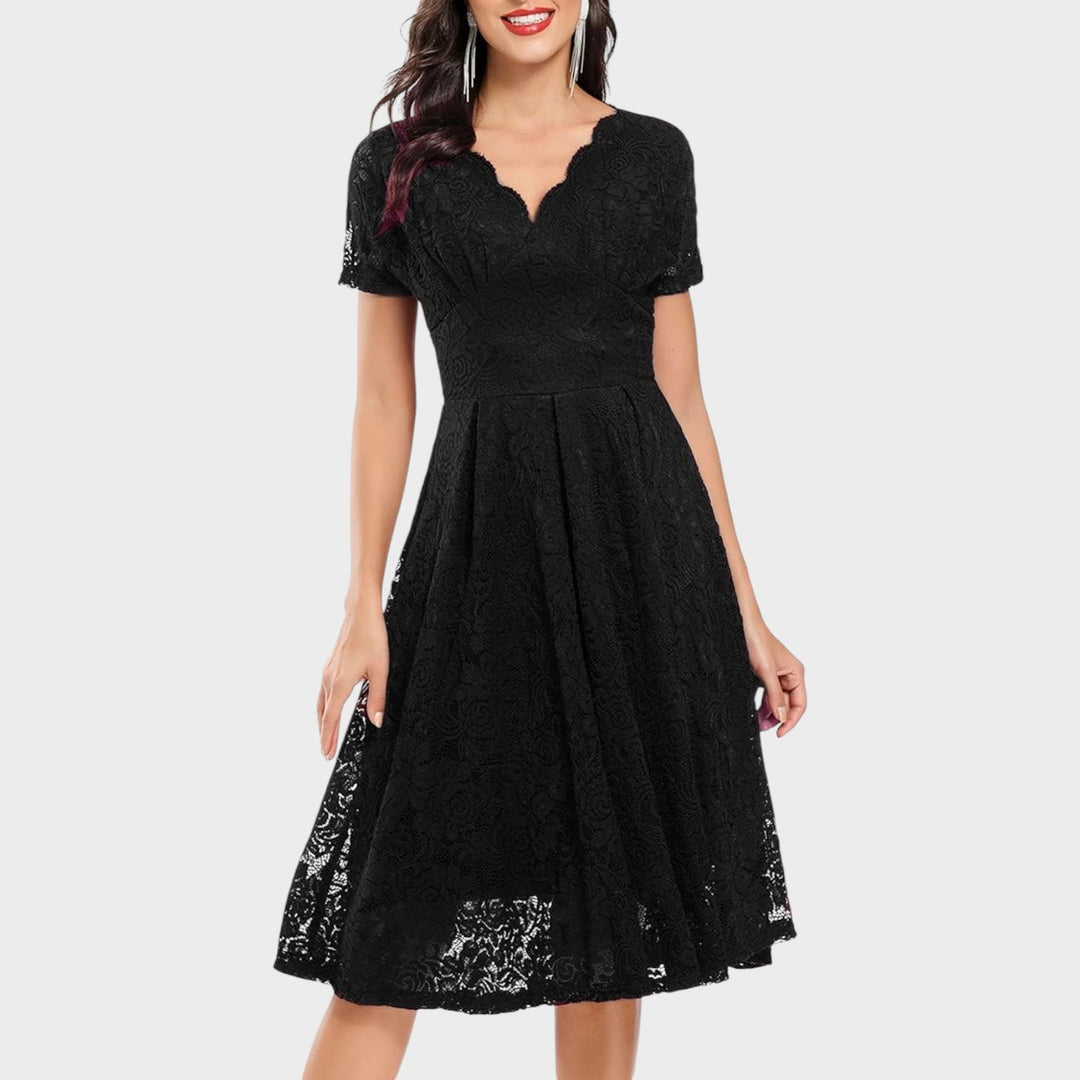 Mara - Floral Lace Dress