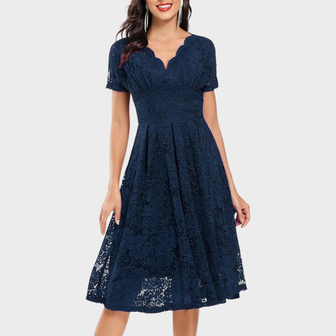 Mara - Floral Lace Dress