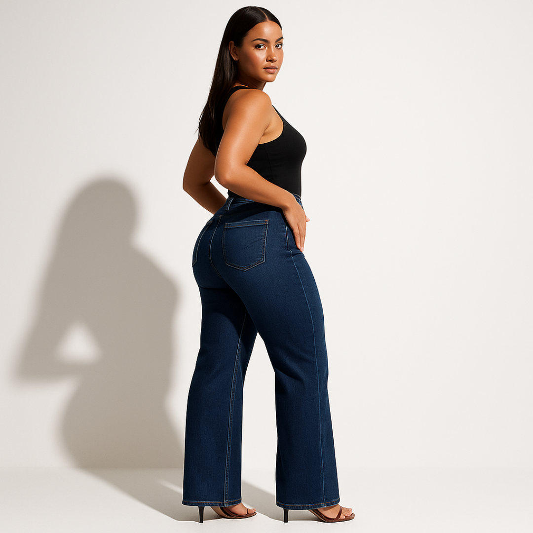 Charlotte - Mid-rise Stretch Jeans