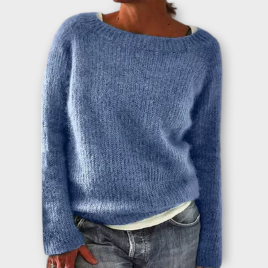 Bruna – single colour knitted jumper