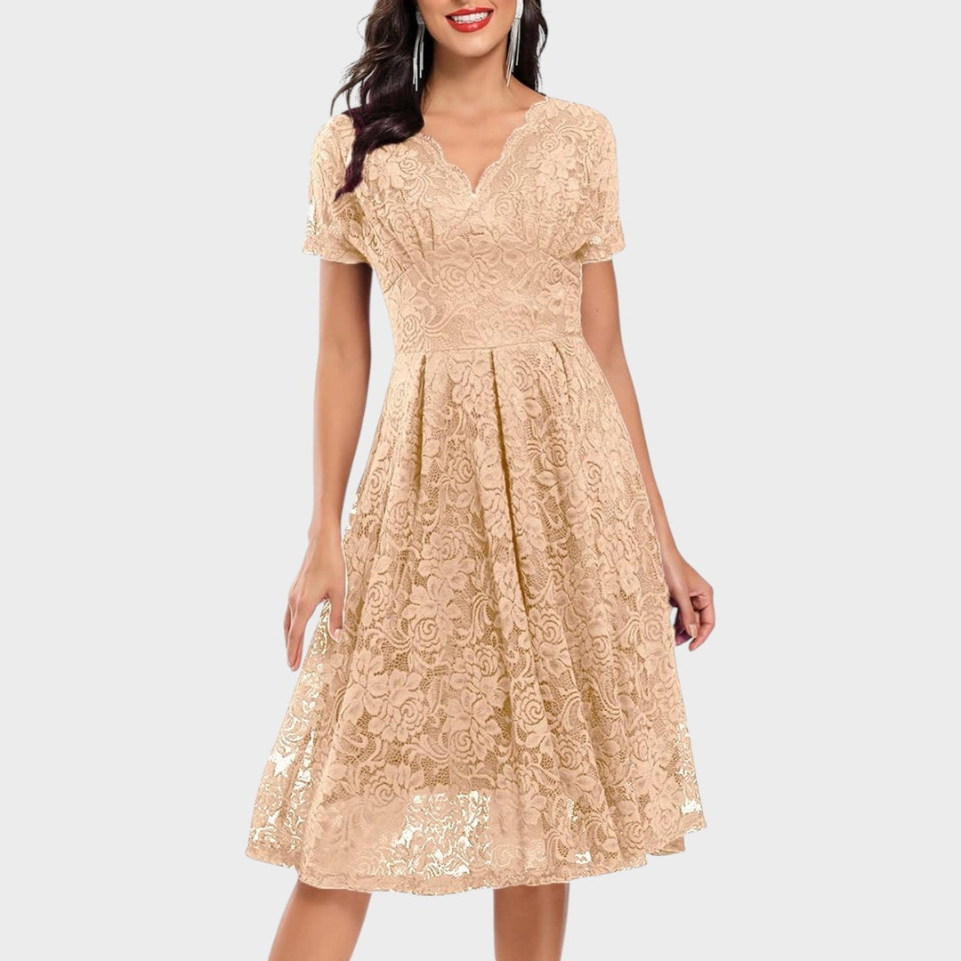 Mara - Floral Lace Dress