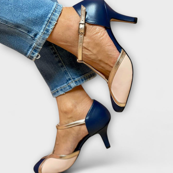 Alicia – High Heel with T-Strap in Two Colours