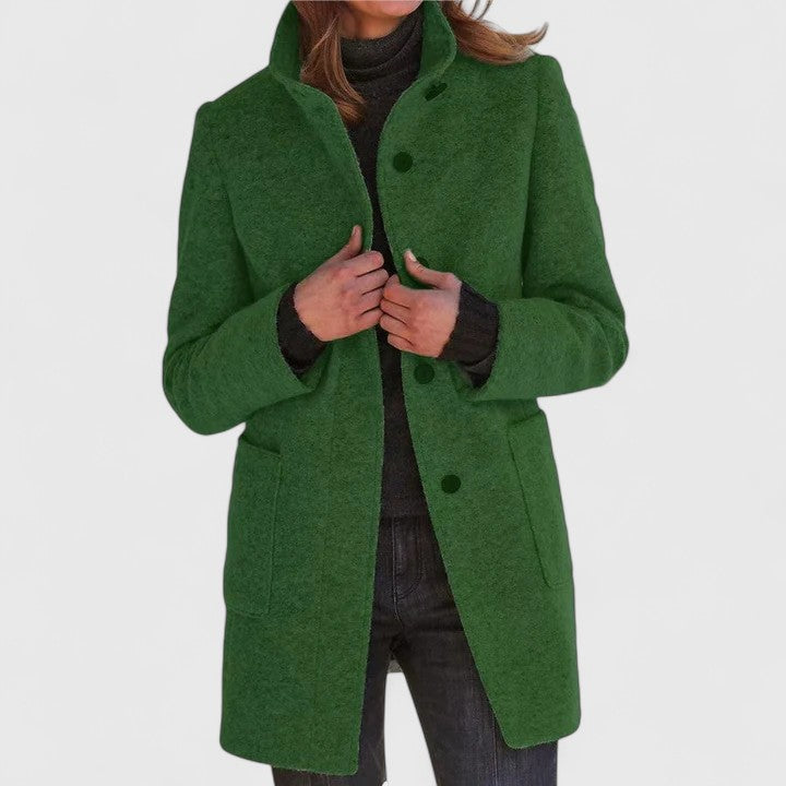 Clara - Classic Wool Blend Coat