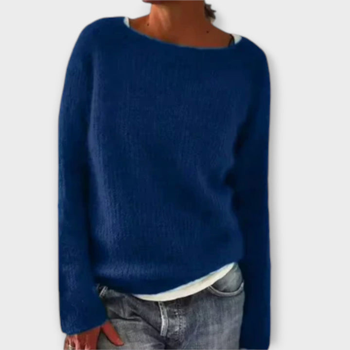 Bruna – single colour knitted jumper