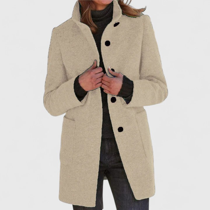 Clara - Classic Wool Blend Coat