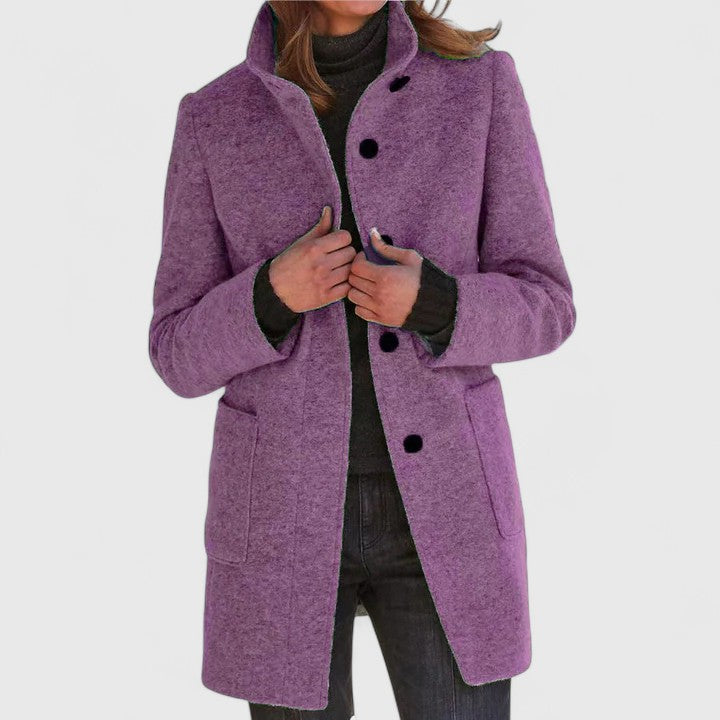 Clara - Classic Wool Blend Coat