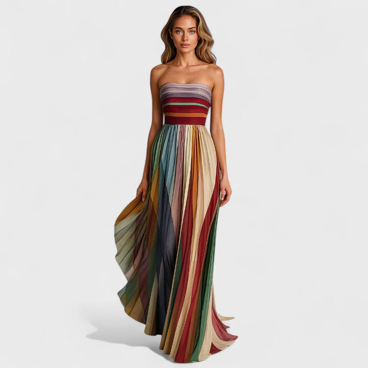 Renata - Colourful Sleeveless Dress