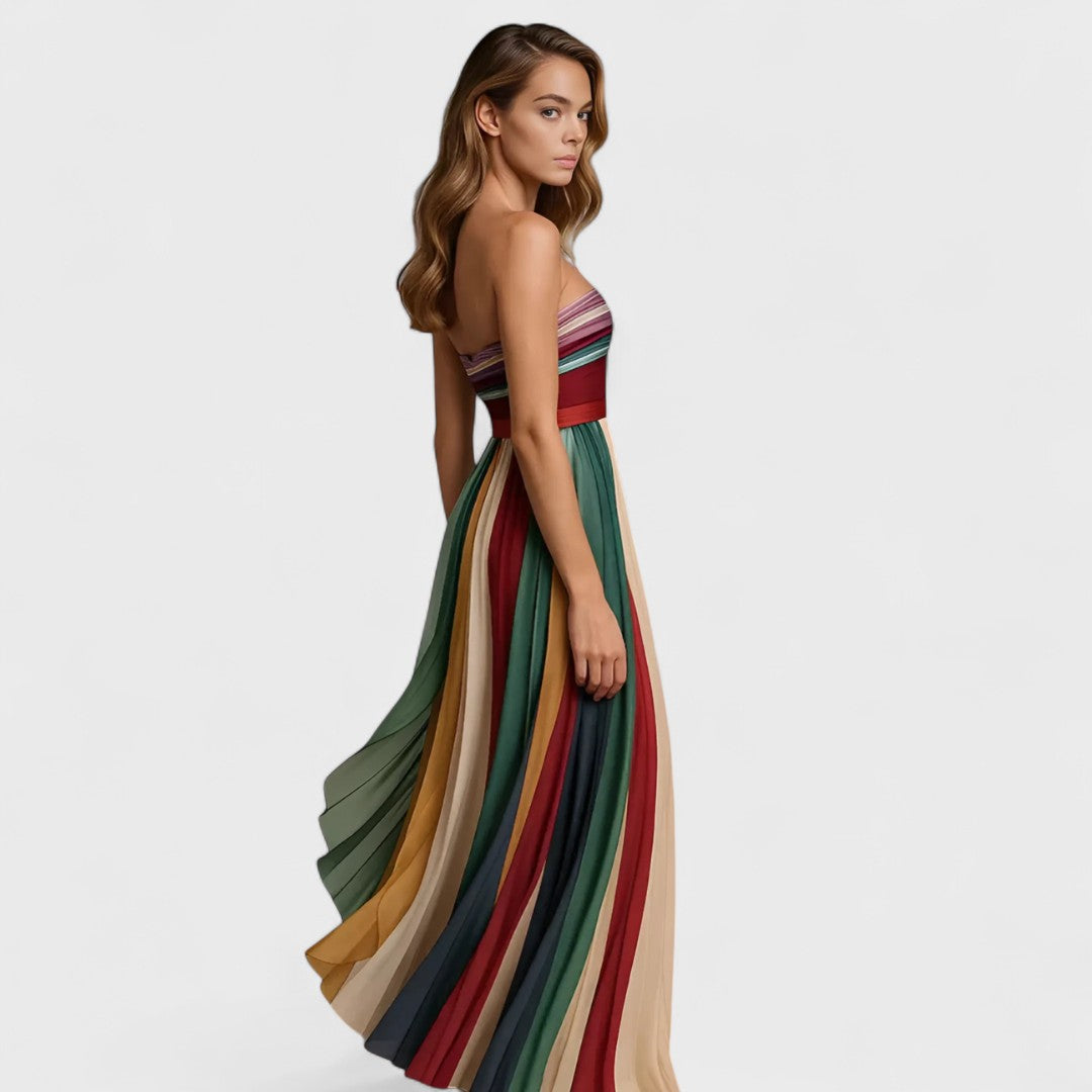Renata - Colourful Sleeveless Dress