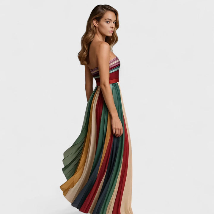 Renata - Colourful Sleeveless Dress