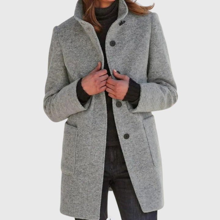Clara - Classic Wool Blend Coat