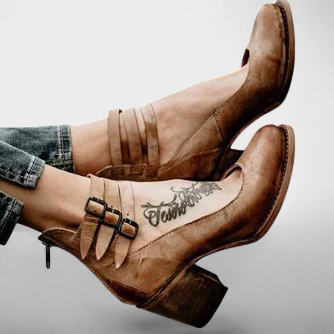 Isabella - Leather Orthopaedic Shoes