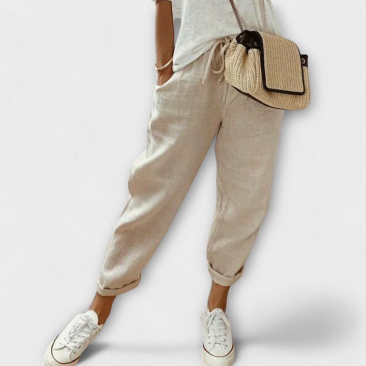 Belle - Elegant and Relaxed Linen Trousers