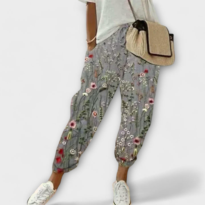 London Mist - Comfortable Linen and Cotton Trousers