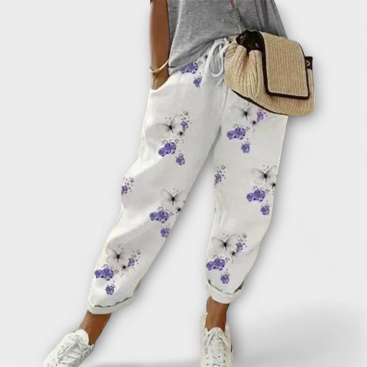 London Mist - Comfortable Linen and Cotton Trousers