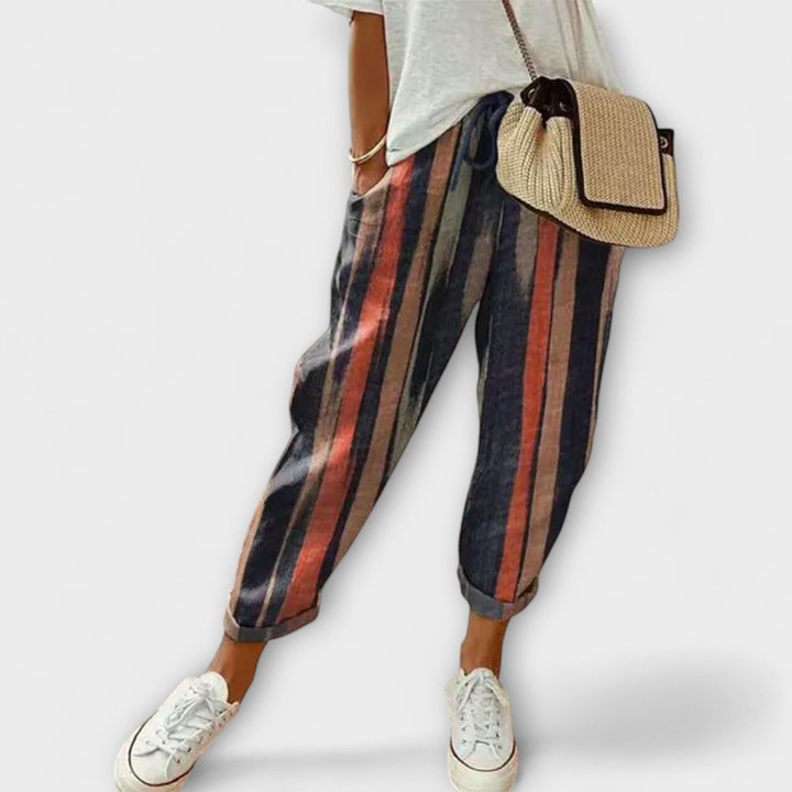 London Mist - Comfortable Linen and Cotton Trousers