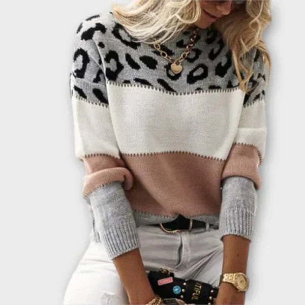 Sandra - Leopard Print Sweater