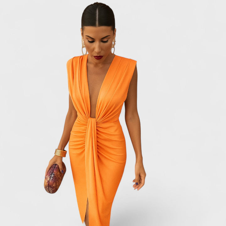 Júlia - Open Neck Dress