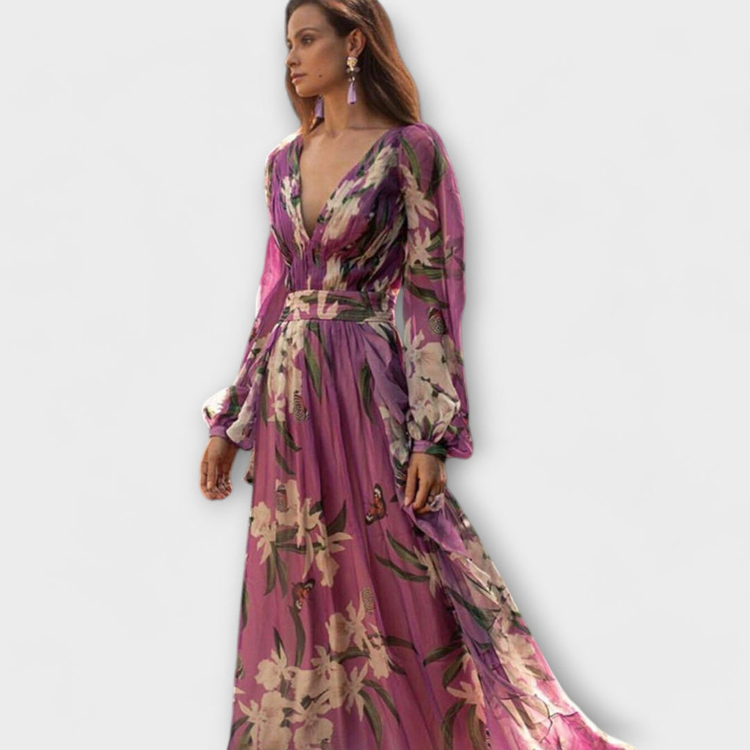 Cláudia - Elegant High-Quality Maxi Dress