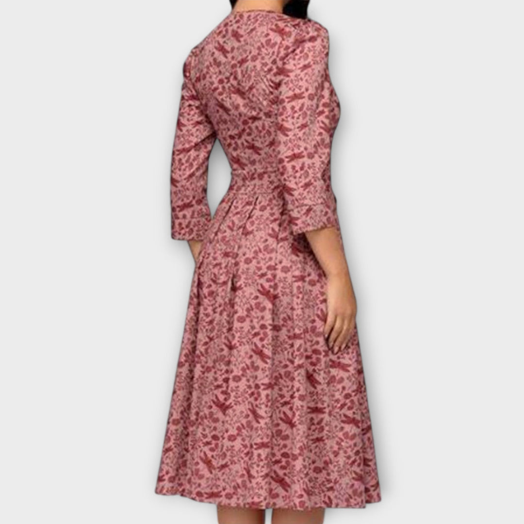 Carolina - Elegant Knee-Length Dress