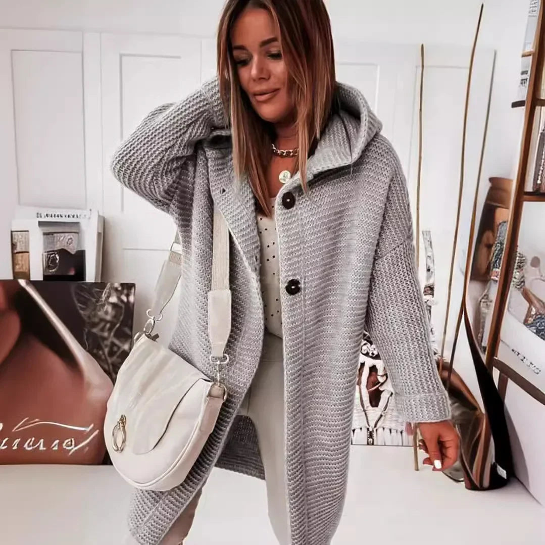 Clara - Elegant Knit Coat
