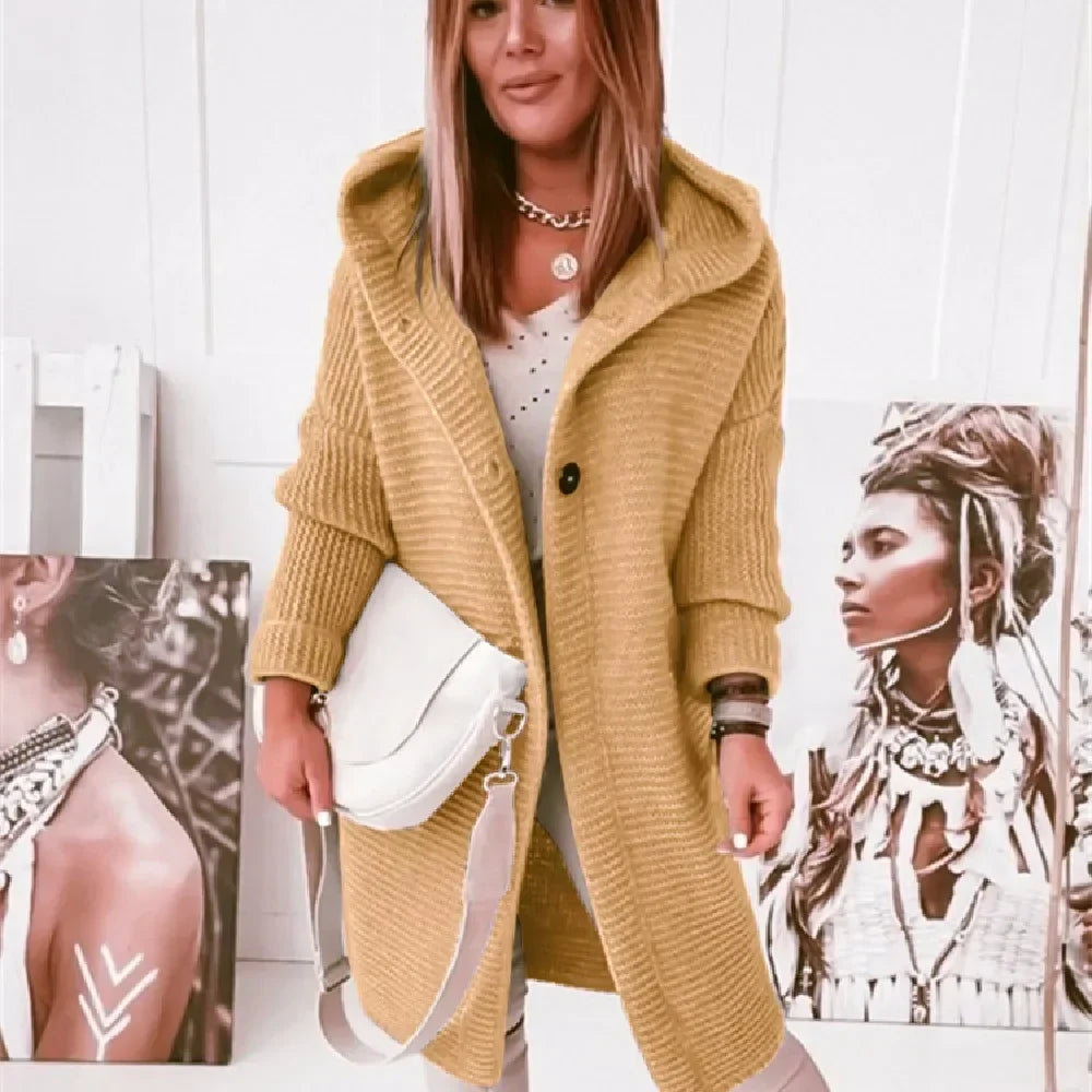 Clara - Elegant Knit Coat