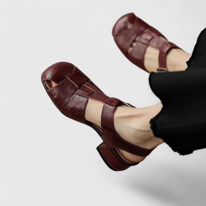 Elizabeth - Elegant Leather Sandals