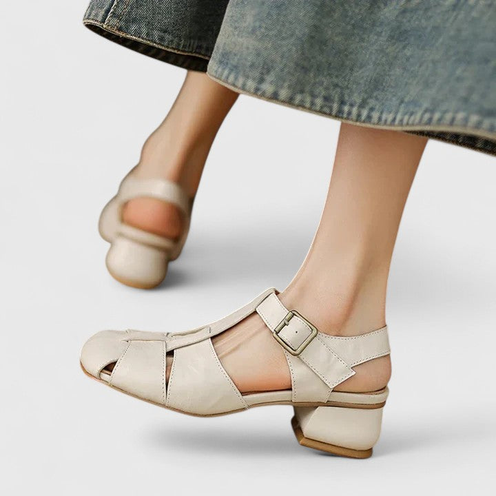 Elizabeth - Elegant Leather Sandals