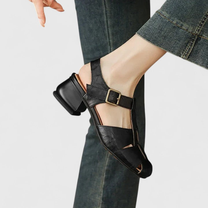 Elizabeth - Elegant Leather Sandals