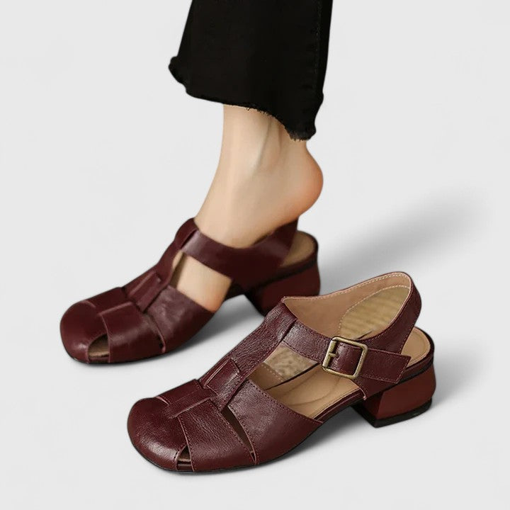 Elizabeth - Elegant Leather Sandals