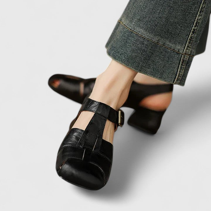 Elizabeth - Elegant Leather Sandals
