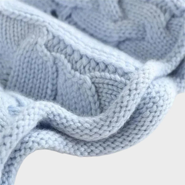 Luana – Cashmere Jumper with Braided Pattern