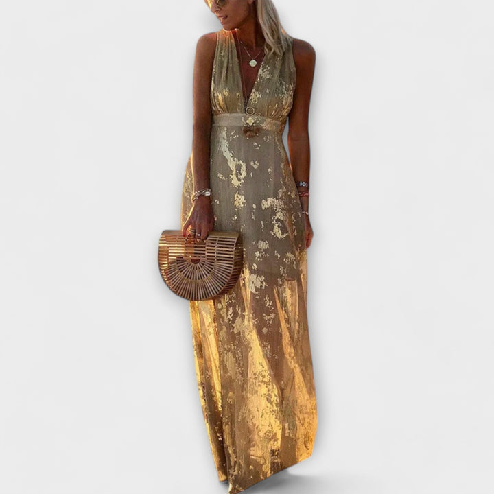 Tatiana - Flowing Dress with V-Neck