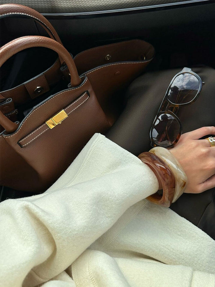 Melanie - Leather Satchel