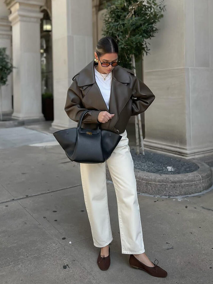 Melanie - Leather Satchel