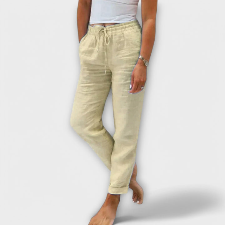 Beatrice - Lightweight Linen Trousers