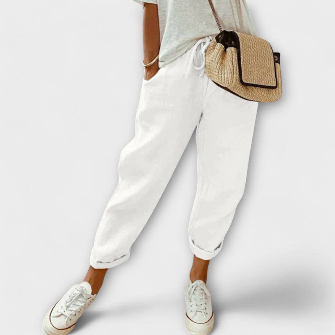 Belle - Elegant and Relaxed Linen Trousers