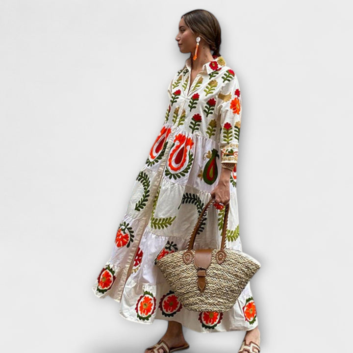 Marcela - Elegant Floral Dress