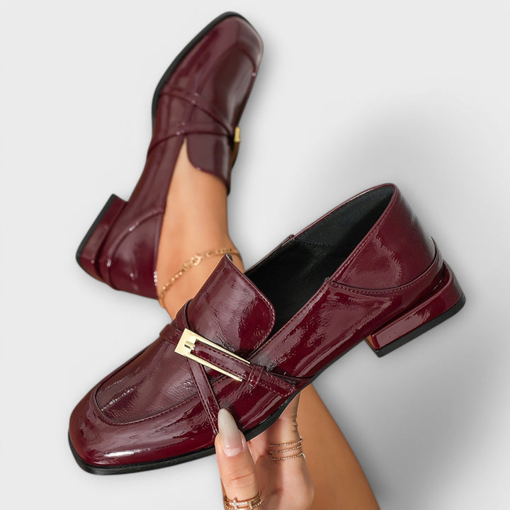 Isabel - Burgundy Brogues