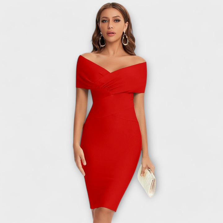 Ofélia - Elegant Dress with V-Neck